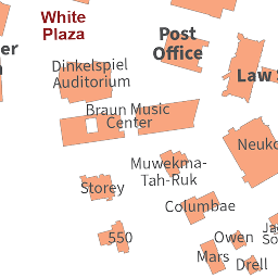 Stanford Shopping Center_Exterior Zone Map